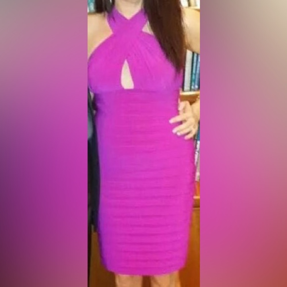 Xscape Fuchsia Dress